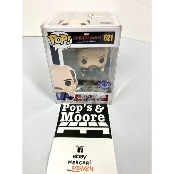 Funko Pop! Spider Man: J. Jonah Jameson 621 Vaulted Exclusive Figure W/Protector - Picture 12 of 13